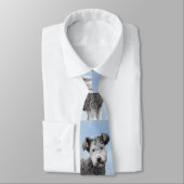 Pumi-schildering - Kute Original Dog Art Stropdas (Gebonden)
