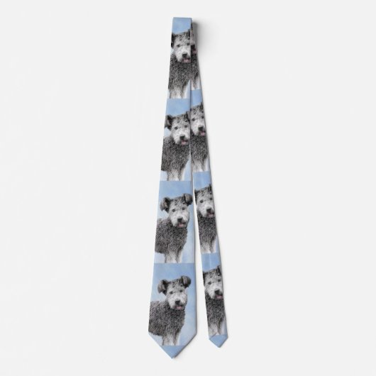 Pumi-schildering - Kute Original Dog Art Stropdas (Voorkant)