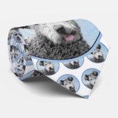 Pumi-schildering - Kute Original Dog Art Stropdas (Opgerold)