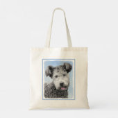 Pumi-schildering - Kute Original Dog Art Tote Bag (Achterkant)