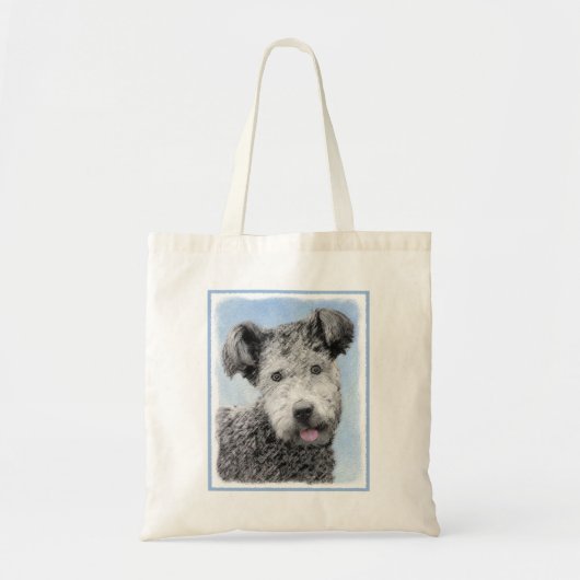 Pumi-schildering - Kute Original Dog Art Tote Bag (Voorkant)