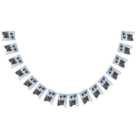 Pumi-schildering - Kute Original Dog Art Vlaggetjes (Alle)