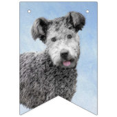 Pumi-schildering - Kute Original Dog Art Vlaggetjes (Eerste vlag)
