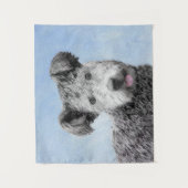 Pumi-schildering - Kute Original Dog Art Wandkleed (Voorkant)