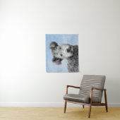 Pumi-schildering - Kute Original Dog Art Wandkleed (In situ)