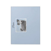 Pumi-schilderingen - Kute Original Dog Art-noteboo Notitieblok (Linkerzijde)