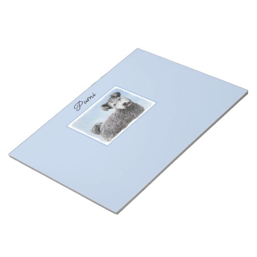 Pumi-schilderingen - Kute Original Dog Art-noteboo Notitieblok (Schuin)