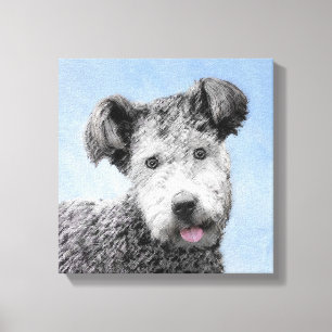Pumi-schilderingen - Oorspronkelijke dog-kunst Canvas Afdruk