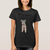 Pumi Wisperer Dog T-shirt (Voorkant)