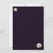 Pumkin Carving Party Halloween Kaart (Achterkant)