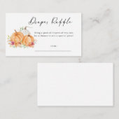 Pumkin Diaper-raffinagespel Visitekaartje (Voorkant / Achterkant)