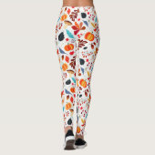Pumkin en bladeren leggings (Achterkant)