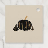 Pumkin halloween Herfst Dank u aangepaste sticker Bedankjes Labels (Achterkant)