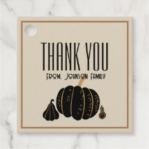 Pumkin halloween Herfst Dank u aangepaste sticker