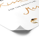 Pumkin Herfst hoeveel kussen Vrijgezellenfeest spe Poster (Hoek)