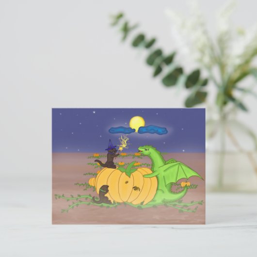 Pumkin myst briefkaart (Staand voorkant)