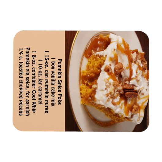 Pumkin Spice Poke Magneet (Horizontaal)