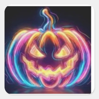pumkin vierkante sticker