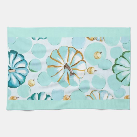 Pumokin-Sierkussen Theedoek (Horizontaal)