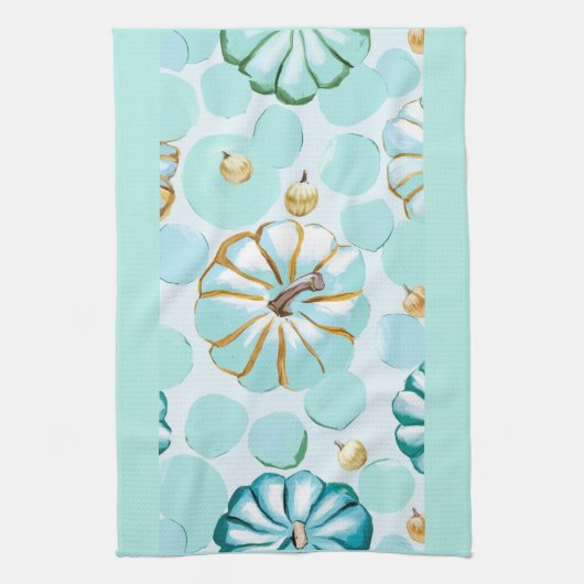 Pumokin-Sierkussen Theedoek (Verticaal)