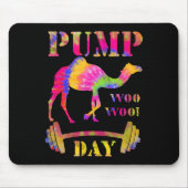Pump Day Gewichtheffen Bodybuilding Tie Dye T-shir Muismat (Voorkant)