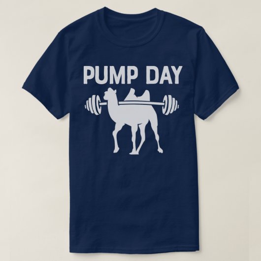 Pump Day Workout Weight Lifting Camel for Men T-shirt (Design voorkant)