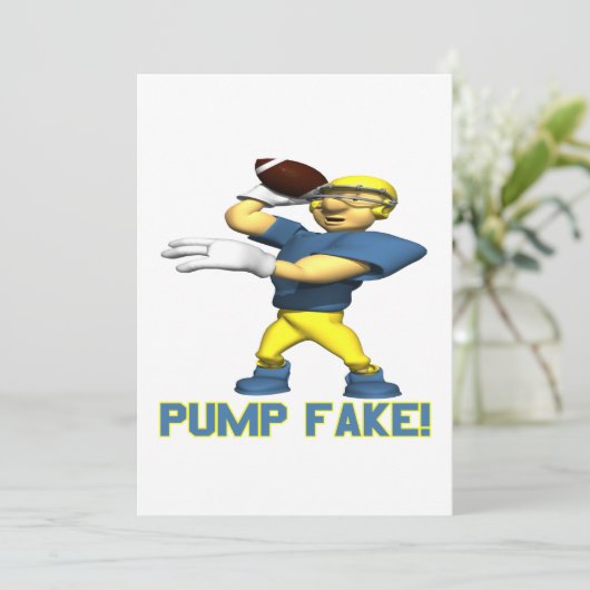 Pump Fake Kaart (Staand voorkant)