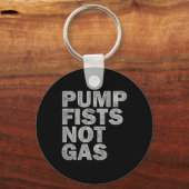 Pump Fists Not Gas Funny New Jersey Beach Souvenir Sleutelhanger (Voorkant)