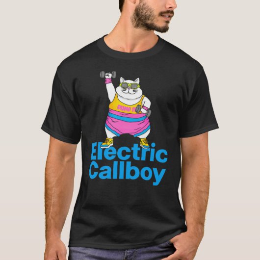 Pump Het Eletric Callboy retro T-shirt (Voorkant)