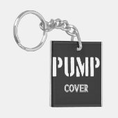 Pump Hoesje Gym Workout Fitness Sleutelhanger (Voorkant Links)