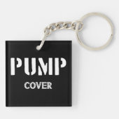 Pump Hoesje Gym Workout Fitness Sleutelhanger (Achterkant)