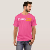 Pump Hub Grappig Bodybuilding Gewichtheffen T-shirt (Voorkant volledig)