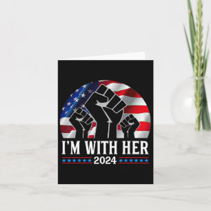 Pump I'm with Her Kamala Harris 2024 voor Presiden Kaart