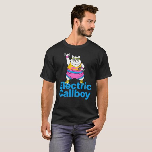 Pump It Eletric Callboy retro T-shirt (Voorkant volledig)