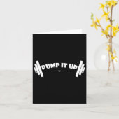 Pump It Up D177 Gym Rabbit T Shirt Workout Bodybui Kaart (Gele Bloem)