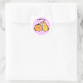 Pump-kin Squash Friendship Pun Sticker (Tas)