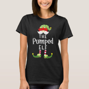 Pumped Elf Group Kerstmis Pajama Party T-shirt