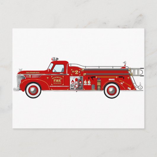 Pumper Red Briefkaart (Voorkant)
