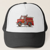 Pumper Rescue Fire Truck Firefighter Trucker Pet (Voorkant)