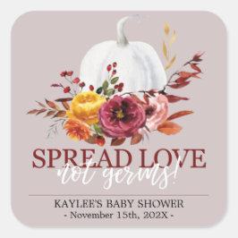 Pumping Hand Sanitizer labels Aangepaste herfst