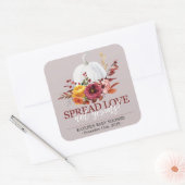 Pumping Hand Sanitizer labels Aangepaste herfst (Envelop)