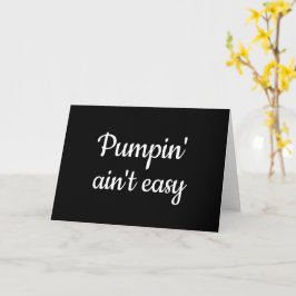 Pumpin's is niet makkelijk om alleen borstpompen t kaart