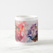 Pumpjack Texaanse icoon waterverf met Texas Flag Koffiemok (Center)