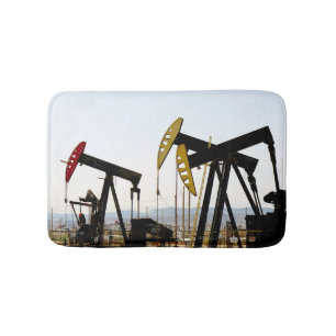 Pumpjacks in Taft California Badmat