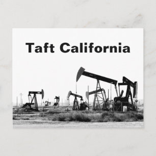 Pumpjacks in Taft California Briefkaart