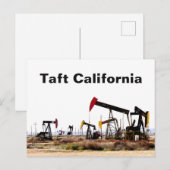 Pumpjacks in Taft California Briefkaart (Voorkant / Achterkant)