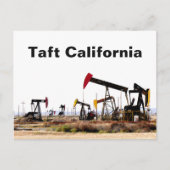 Pumpjacks in Taft California Briefkaart (Voorkant)