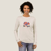 Pumpk'd Halloween T-shirt | Levendige pompoen typo (Voorkant)