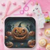Pumpkin 05-serie kartonnen dozen papieren bordje (Feest)