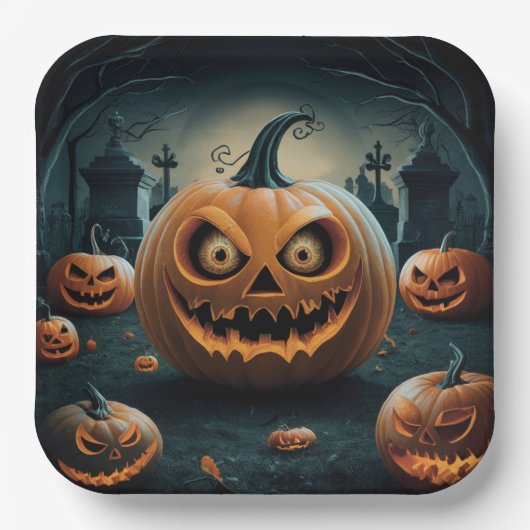 Pumpkin 05-serie kartonnen dozen papieren bordje (Voorkant)